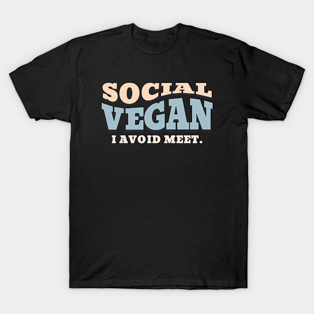 Social Vegan T-Shirt by Waqasmehar